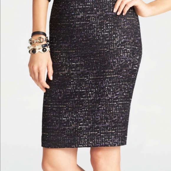 Ann Taylor tweed pencil skirt - Picture 2 of 7
